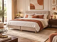 Boxspringbett Samtstoff MARQUISE 160 x 200 cm Beige_1179652