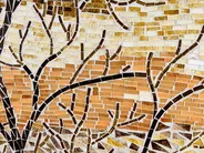Wandobjekt TAMIANG Glas 80 cm Bunt_850493