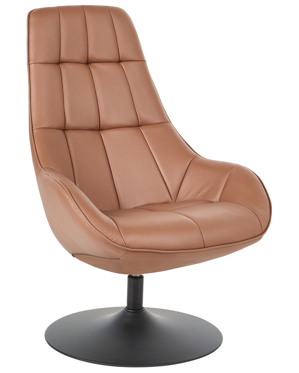 Draaifauteuil MARSTRAND Kunstleer Bruin