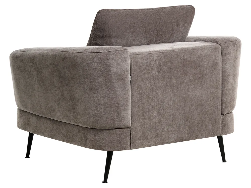 Sofa Set 3-Sitzer KJAER Chenillegewebe Taupe_1006918