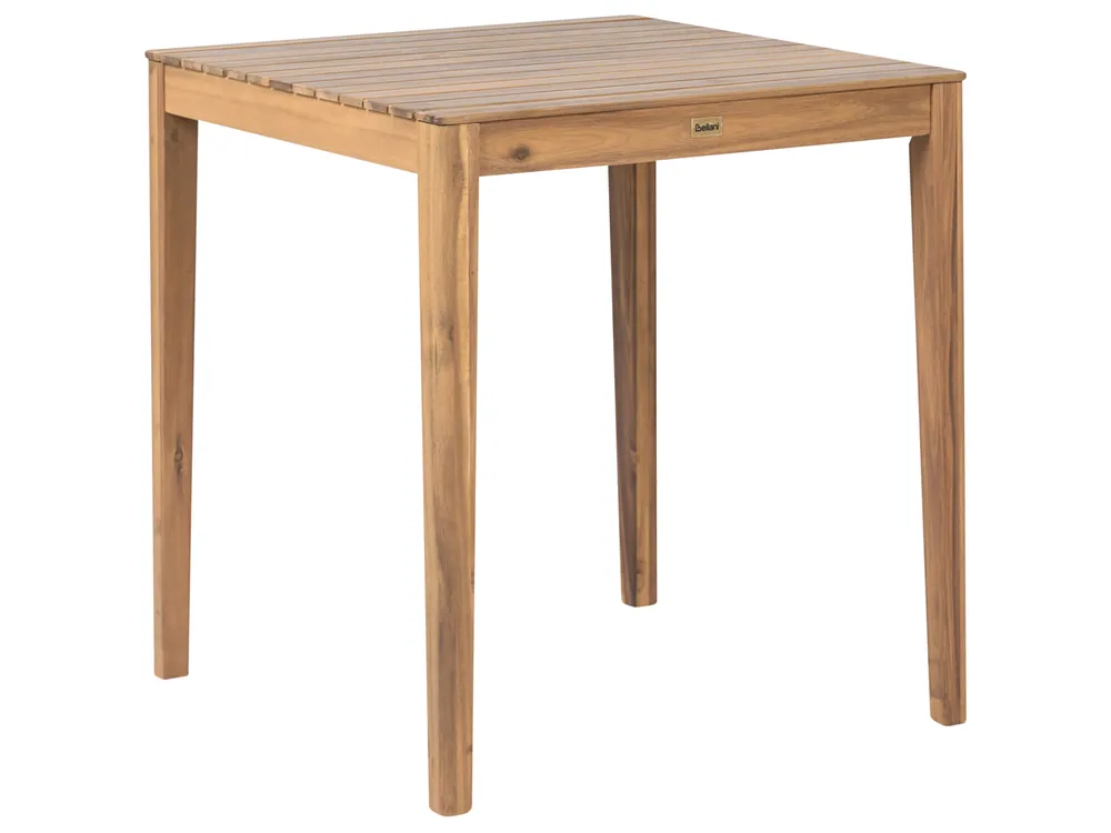 Outdoor Bistrotisch CHIOGGIA 70 cm 70 cm zertifiziertes Akazienholz Hellbraun