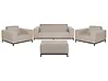 Lounge Set mit Tisch 5-Sitzer ROVIGO Beige