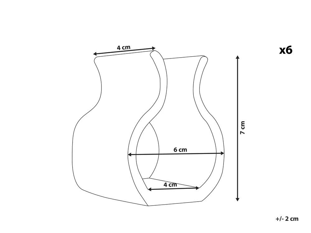 Set of 6 Outdoor Fastener Clips Black_801546