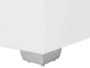 Divan Bed Faux Leather PRESIDENT 90 x 200 cm (EU Single) White_734721