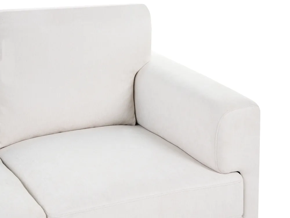 Sofa 3-Sitzer LOUSTO Stoff Hellbeige_1043937