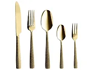Besteckset 30-teilig QUADRUCCI Gold_1183330