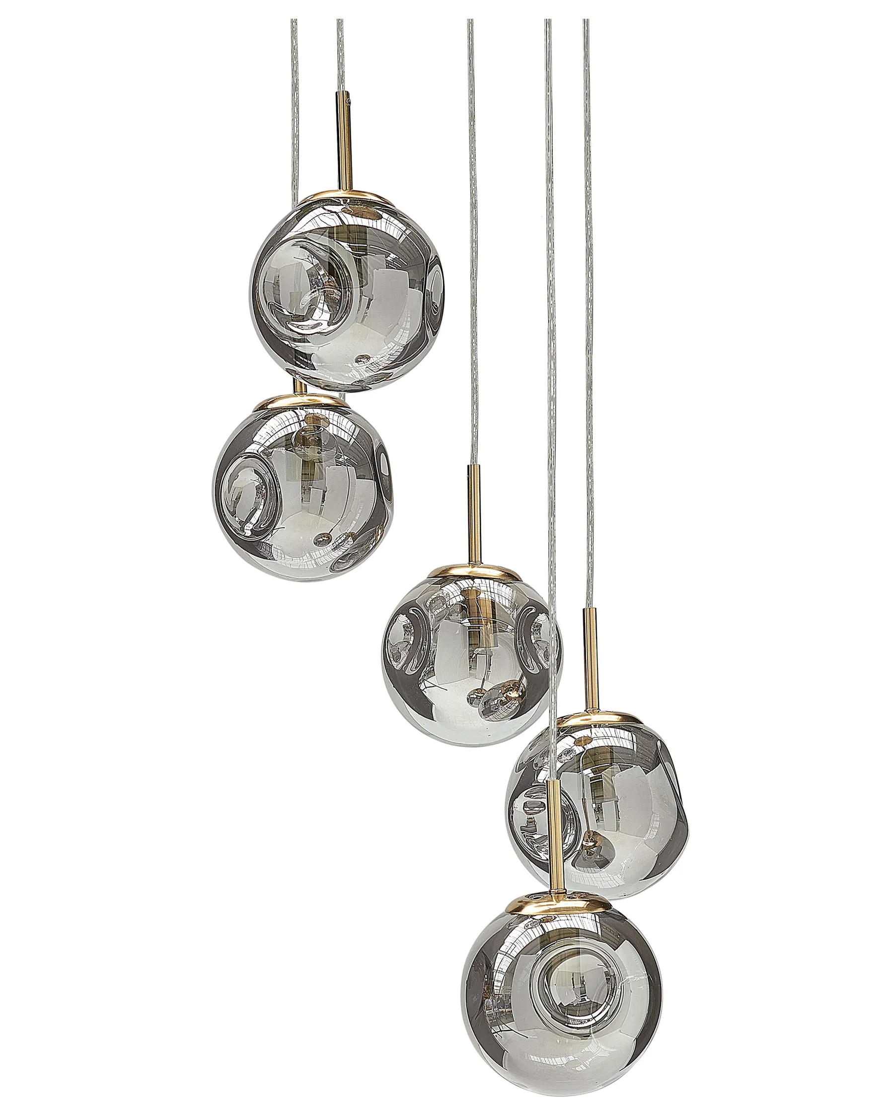 Pendant Lamp RALFES Glass Brass_868611