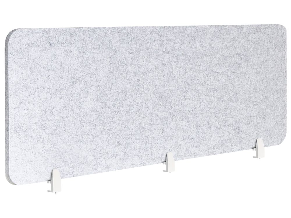 Schreibtischtrennwand SPLIT 180 x 50 cm Grau