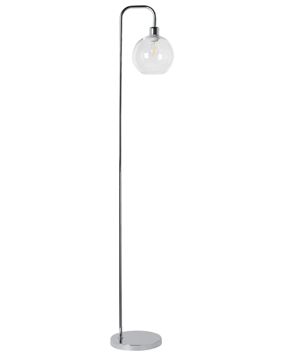 Stehlampe OKAVANGO Metall Silber