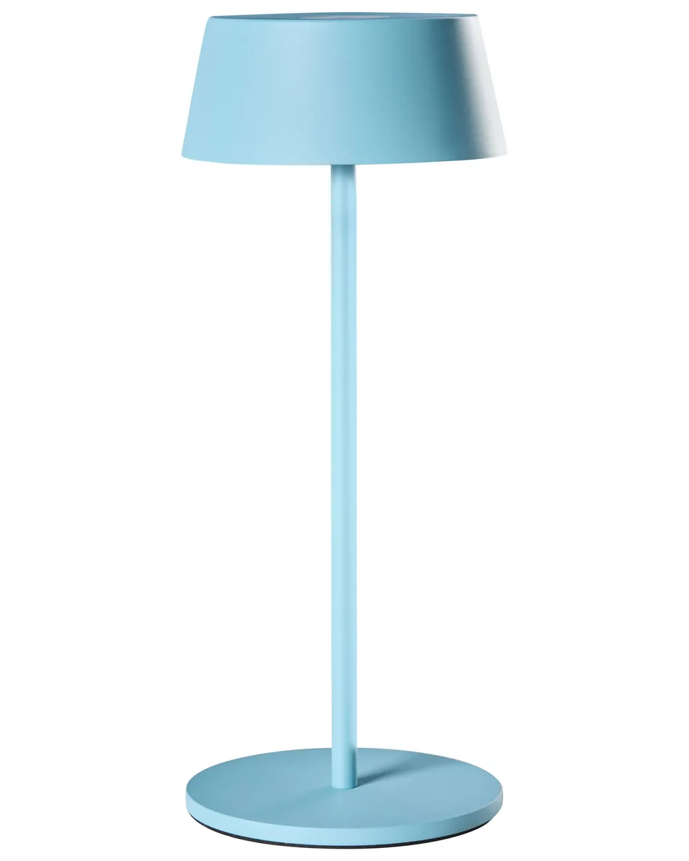 Kabellose LED Tischlampe GUDER mit Dimmer Metall Blau