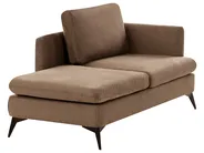 Right-Hand Chaise Longue SIEVOZ Fabric Brown_978700