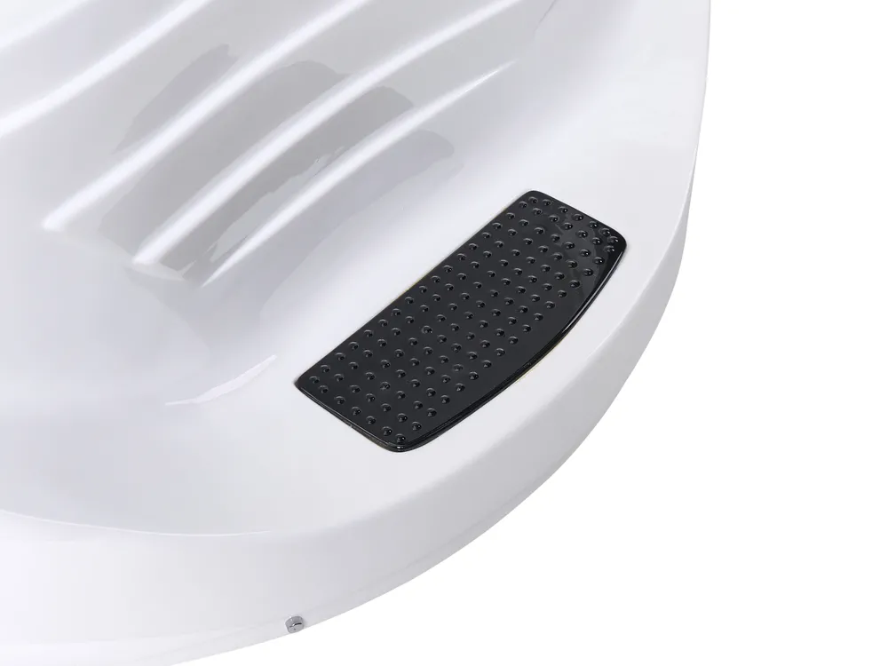 Whirlwanne Eckmodell CARTAGENA 220 x 160 cm Weiß_1029586