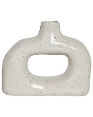 Flower Vase MOONEYE 19 cm Stoneware Off-White_935230