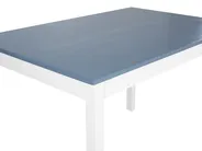 Dining Set MOANA Pine Wood White 4 Seater_781138