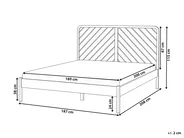 Bett mit Lattenrost Kiefernholz SEPHOS 180 x 200 cm Hellbraun_1079487