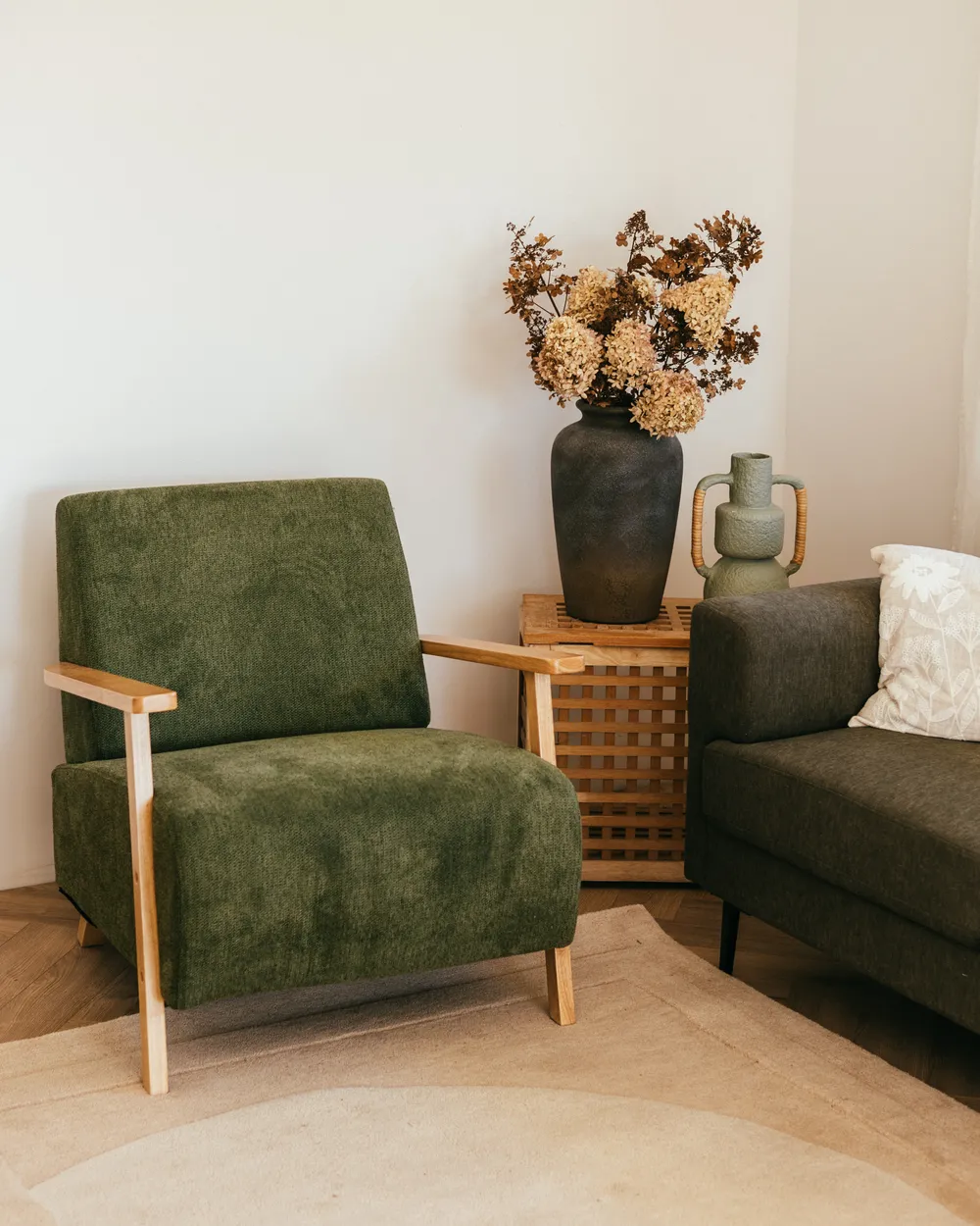 Armchair LESJA Fabric Green_1064068