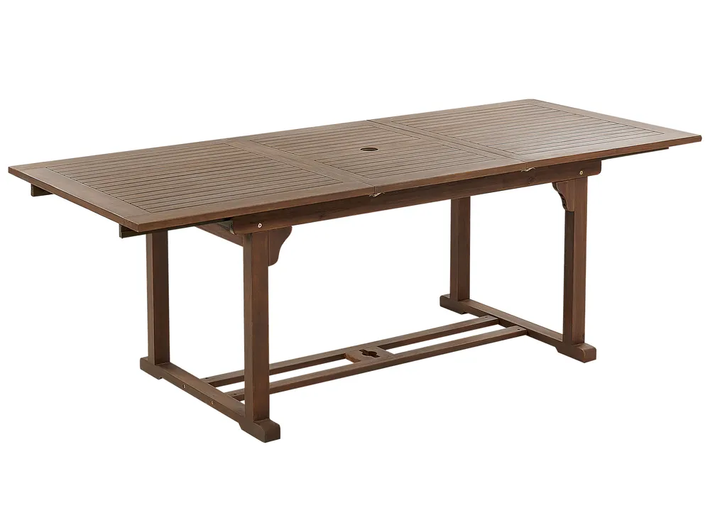 Gartenmöbel Set 6-Sitzer AMANTEA Akazienholz Dunkelbraun_871818