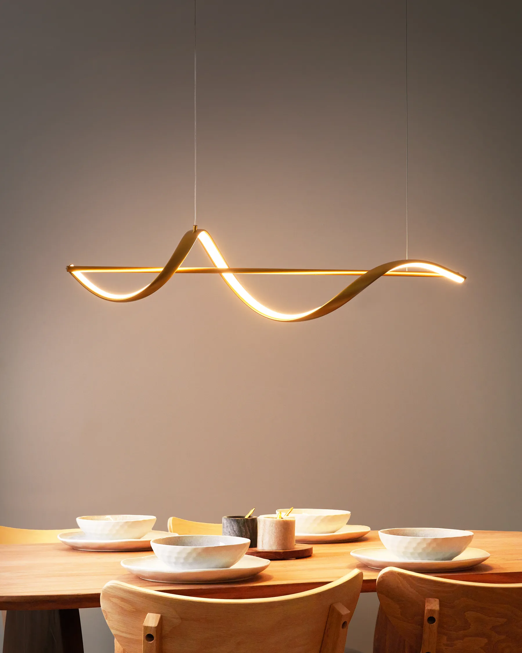 LED Pendant Lamp KHUTTI Metal Gold_934400
