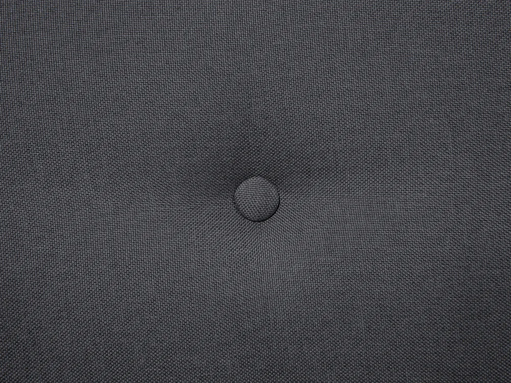 Bett mit Lattenrost Stoff SAVERNE 180 x 200 cm Dunkelgrau_708739