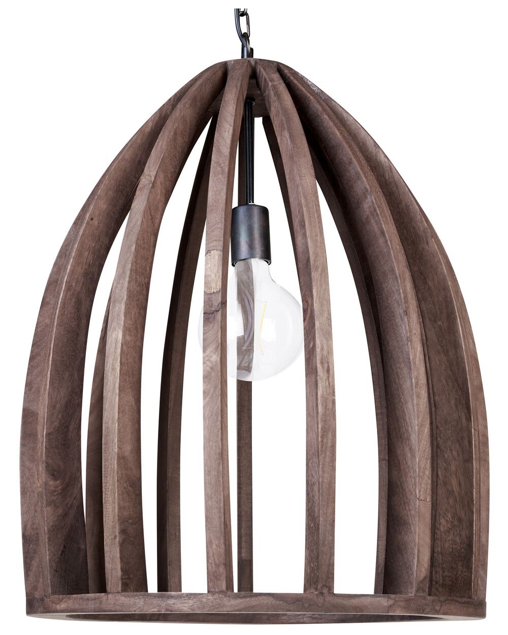 Pendant Lamp MANAIR Mango Wood Dark Brown