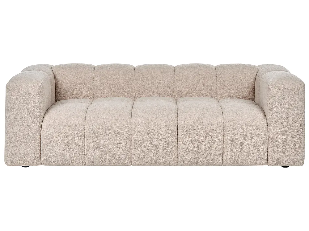 Bank 3-zits ANTOLA Bouclé Beige_1156569