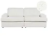 Sofa 3-znamenkasti ALLA Buklé Krem bijela