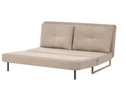 Schlafsofa 3-Sitzer JERSLEV Stoff Hellbraun_1012730