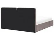 Bett mit Stauraum ARBOIS Chenillegewebe Taupe 180 x 200 cm_1023137