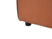 Linksseitige Chaiselongue BRANDE Stoff Goldbraun_1001620