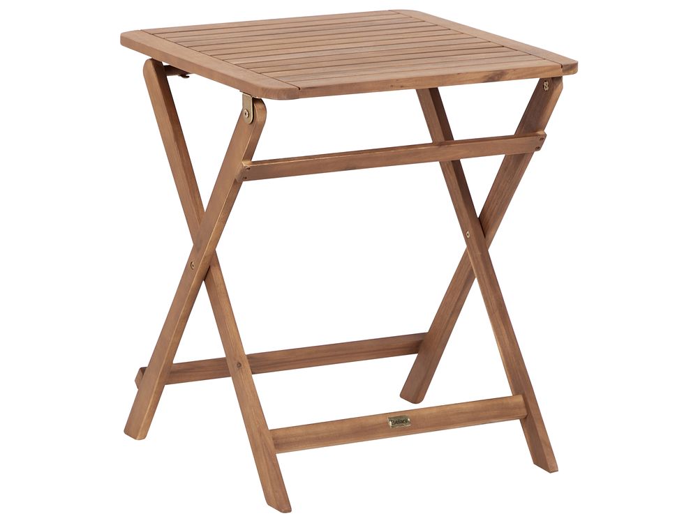 Tuin bijzettafel PARAGGI 60 cm 60 cm Gecertificeerd acaciahout Bruin
