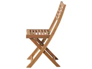 Bistro Set inkl. Kissen klappbar FIJI Akazienholz Blau_764299