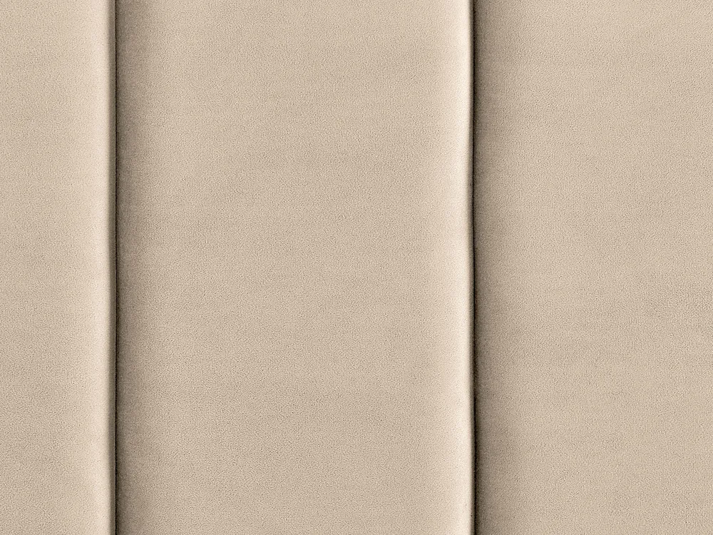 Bett mit Lattenrost Samtstoff VILLETTE 180 x 200 cm Beige_832603