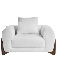 Sessel VINLIDEN Bouclé Weiß_1048272