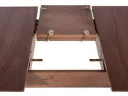 Ausziehbarer Esstisch MADOX Dunkle Walnuss 150/190 cm 90 cm_777896