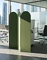 Büro-Raumteiler SLIMMY 120 x 160 cm Grün
