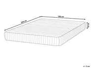 Memoryschaum-Taschenfederkernmatratze MEMORY HYBRID 7 PLUS H3/4 Fest 180 x 200 cm_917338