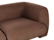 Modulsofa Set 4-Sitzer MJALBI Bouclé Braun_1075397