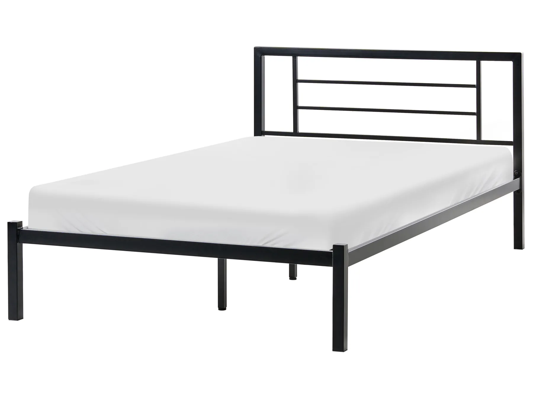 Postelja Kovina CUSSET 120 x 200 cm Črna_1026475