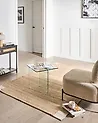 Teppich AMRAVATI Hellbeige 160 x 230 cm Jute