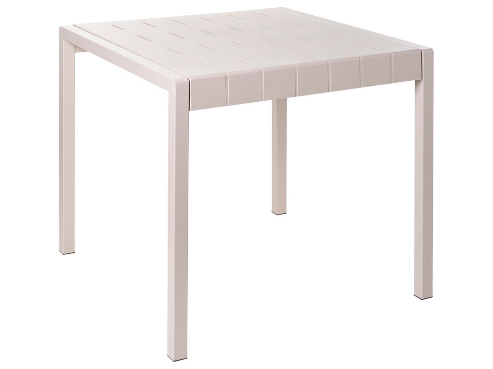 Garden Dining Table BARTICA 81 cm 84 cm Beige