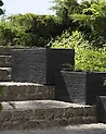 Blumenkübel MYRA 80 cm Schwarz