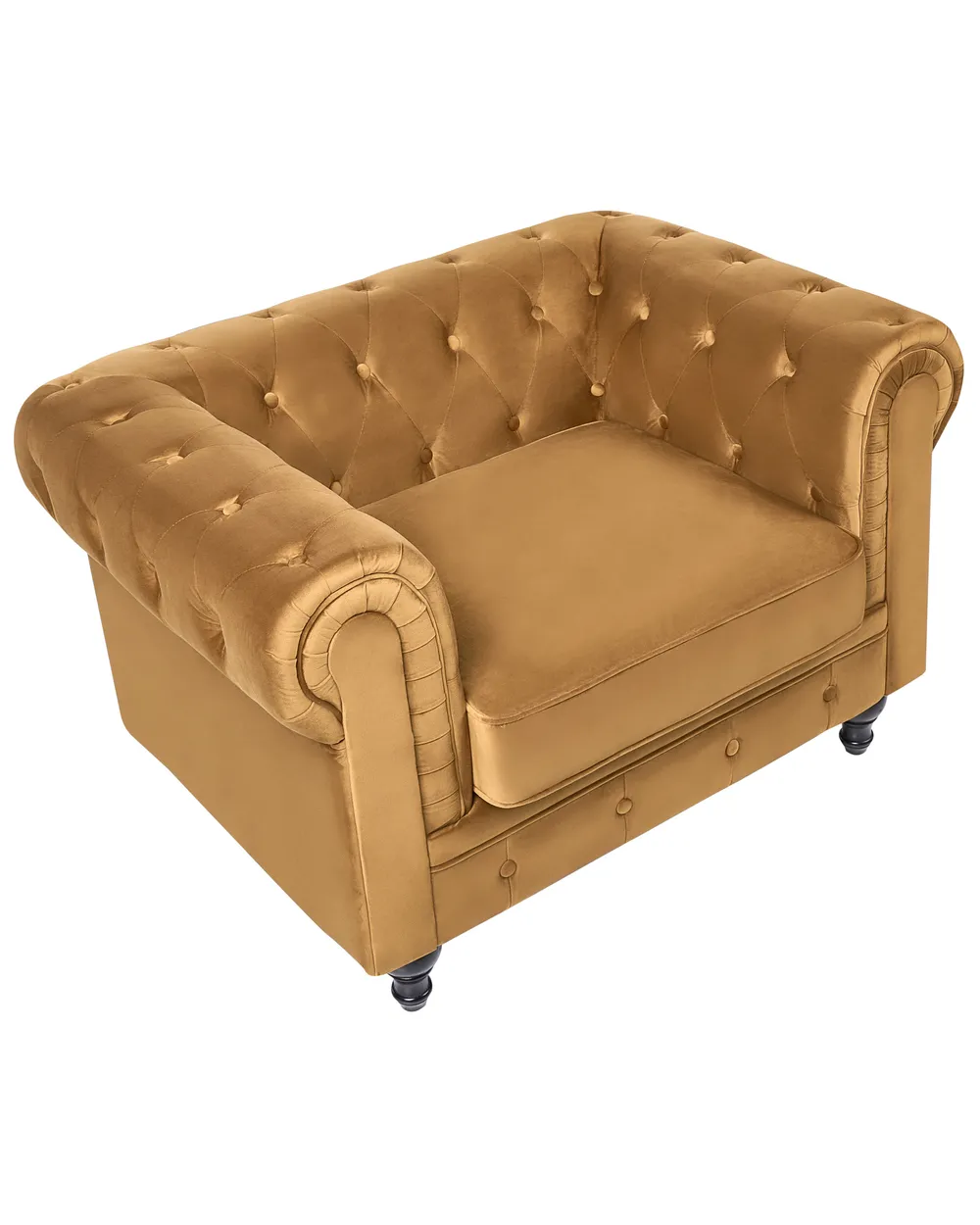 Armchair CHESTERFIELD Velvet Gold_1041641