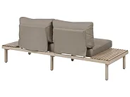 Garden Sofa 2 Seater FIVIZZANO Acacia Wood Beige_1159442