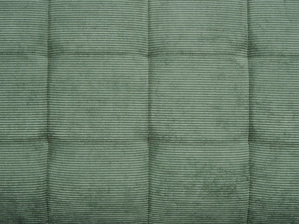 Schlafsofa 3-Sitzer VEHKOO Stoff Dunkelgrün_914644