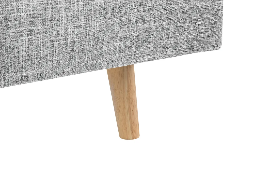 Bed Fabric RENNES 180 x 200 cm (EU Super King) Light Grey_684082