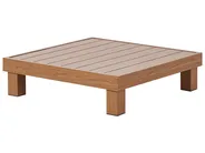 Garten Ecksofa mit Tisch 5-Sitzer SANZA modular Metall Weiß linksseitig_932442
