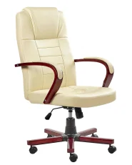 Massage Chair DIAMOND with Heating Leather Beige_1043965
