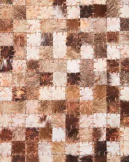 Teppich TORUL Braun 140 x 200 cm Echtleder_792675