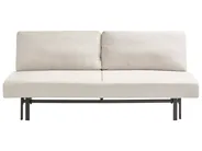 Schlafsofa 3-Sitzer ROYKKA Stoff Cremeweiß_1071592