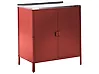 Outdoor-Küchenschrank VILAMA Rot Metall